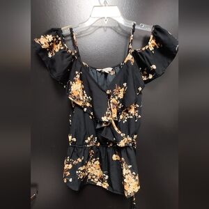 Indulge Peasant Blouse/Multicolor